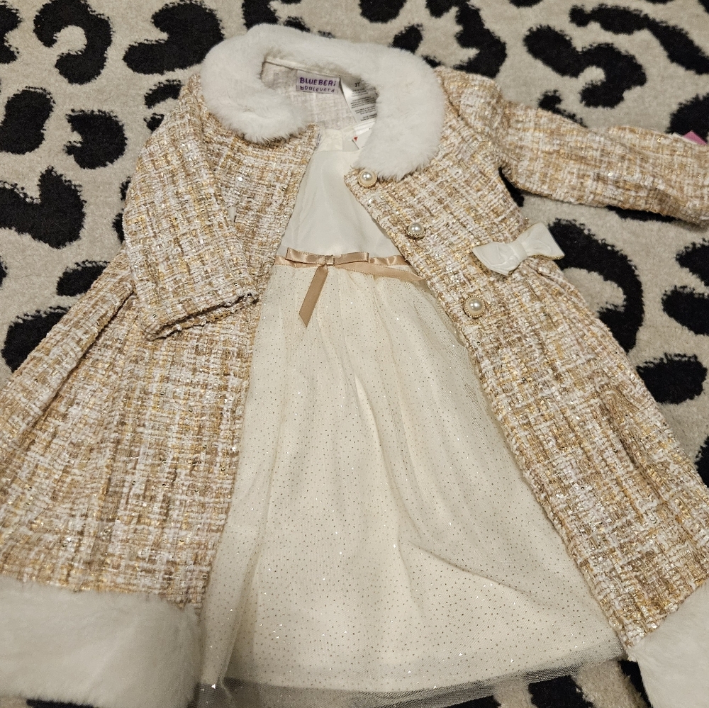 Girls formal jacket & dress set. 3t.